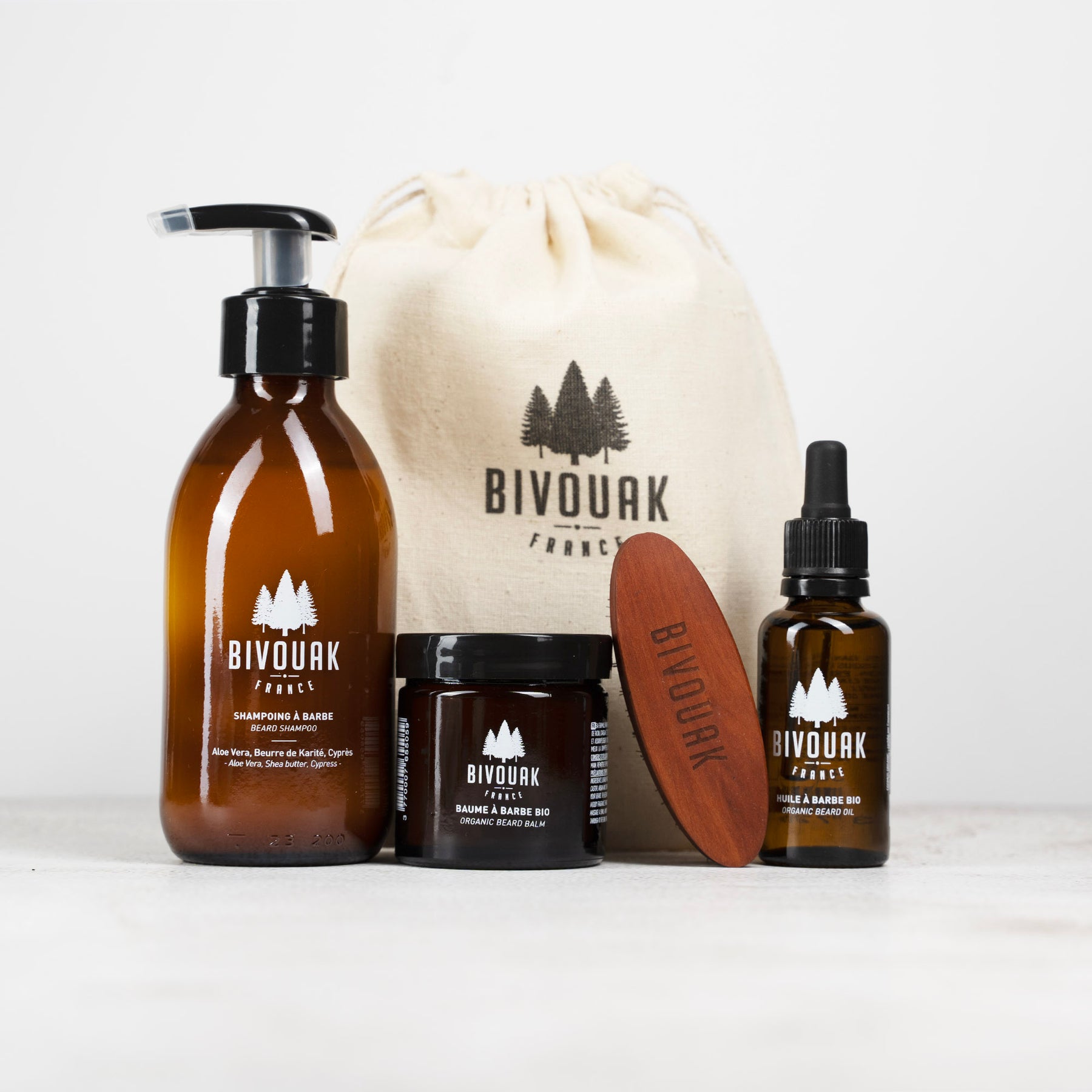 Coffret soin complet barbe bio - Bivouak