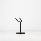 Support pour Blaireau de Rasage noir mat Bivouak fabriqué en France